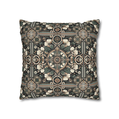 Cyber Garden Party Tech Garden Extravaganza Spun Polyester Square Pillowcase - 8404 Design-66