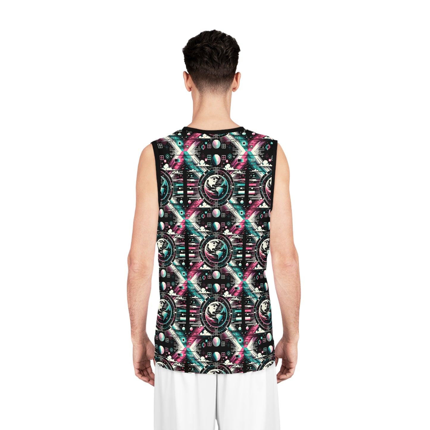 Digital Artistry Digital-native Streetwear Basketball Jersey - 8404 Design-62