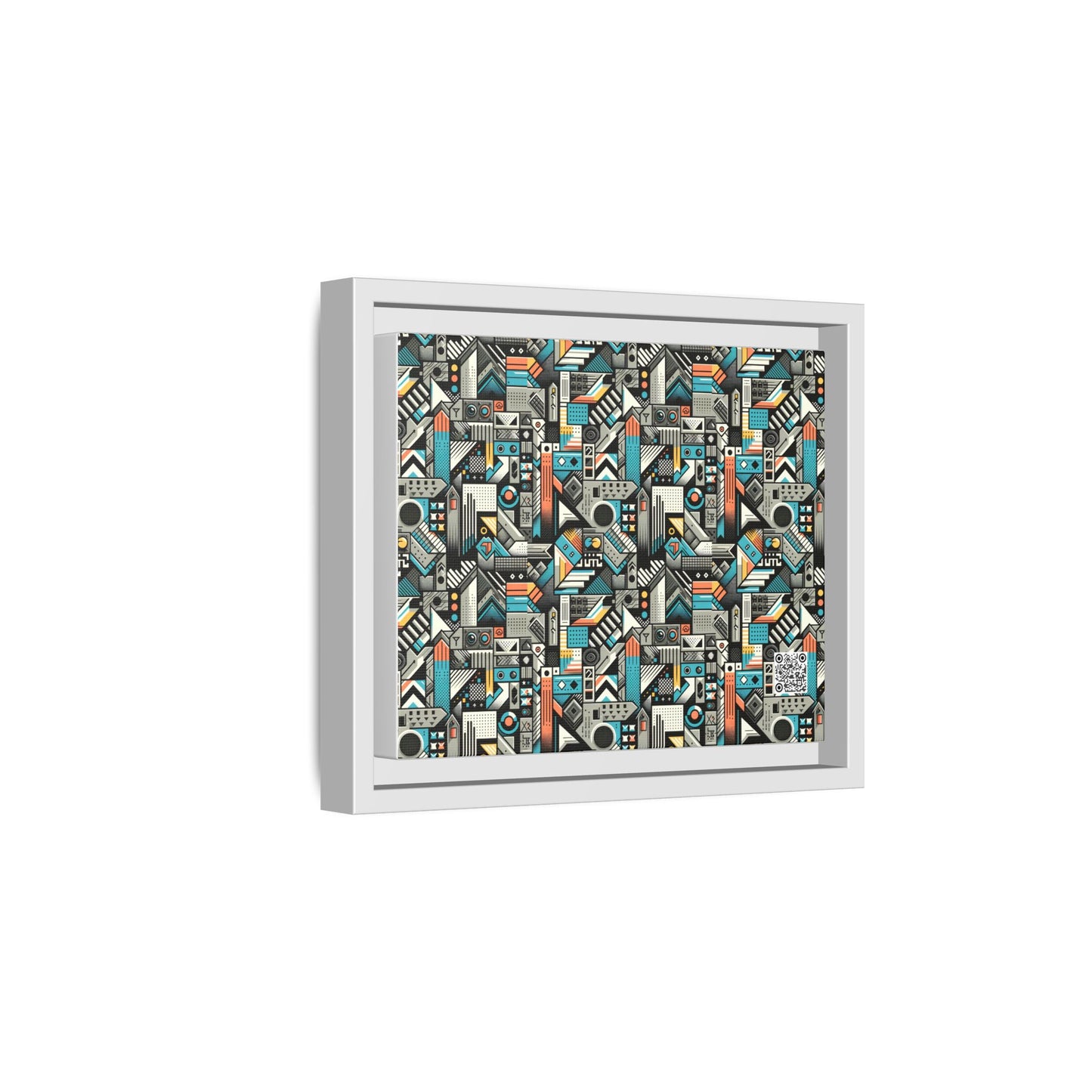 Digital Street Art Urban Street Style Matte Canvas, Framed (multi-color) - 8404 Design-81 B