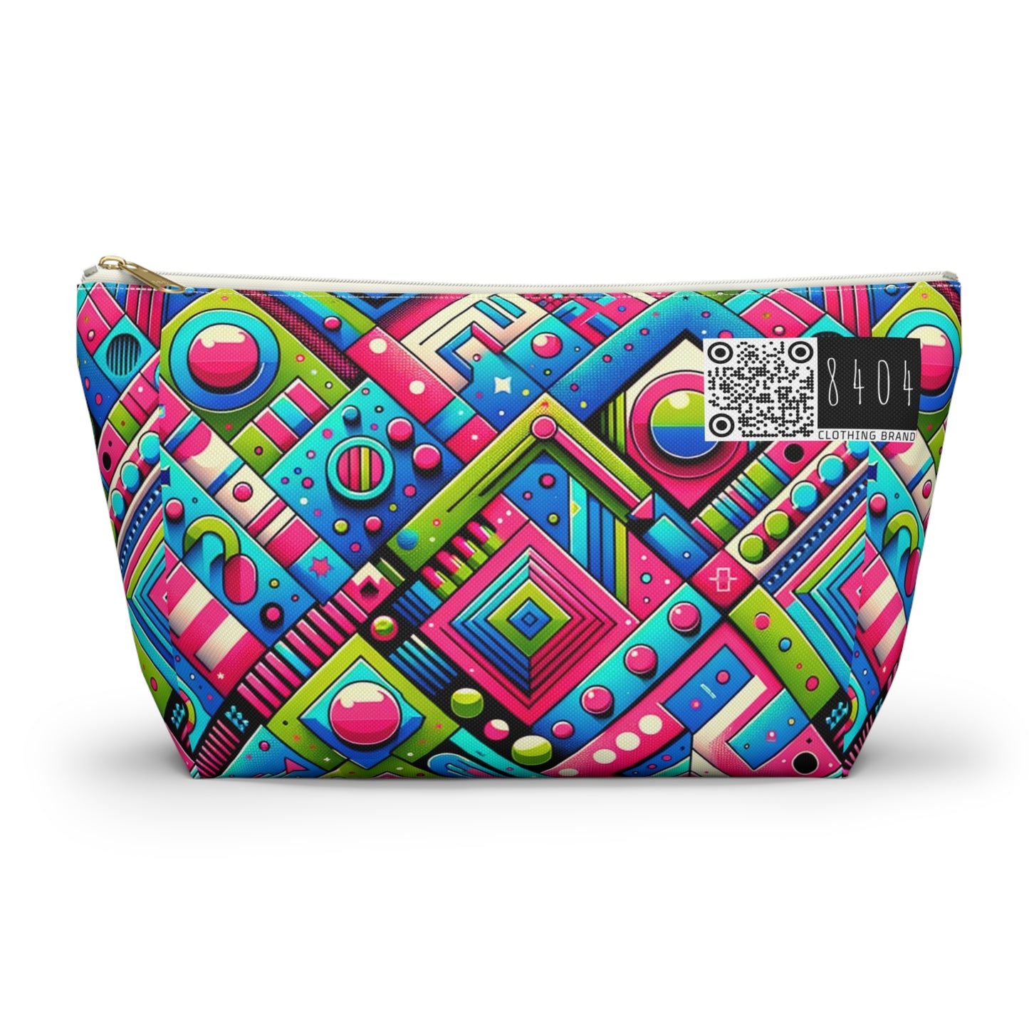 Neon Street Pop Vibrant and Eye-catching Accessory Pouch W T-bottom - 8404 Design-63