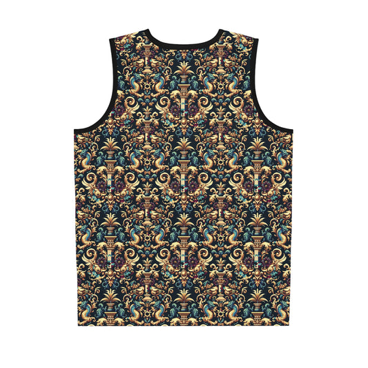 Digital Renaissance Modern Baroque Fusion Basketball Jersey - 8404 Design-57