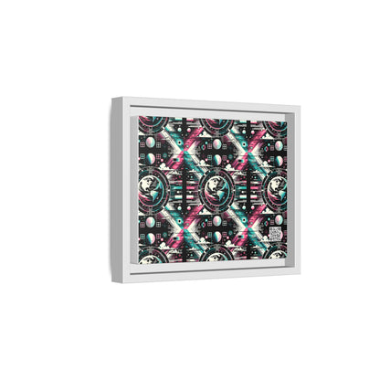 Digital Artistry Digital-native Streetwear Matte Canvas, Framed (multi-color) - 8404 Design-62 B