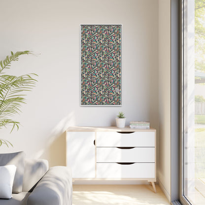 Digital Street Art Urban Street Style Matte Canvas, Framed (multi-color) - 8404 Design-74 B