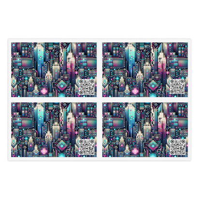 Digital Renaissance Tech-Forward Maximalism Sticker Sheets - 8404 Design-56