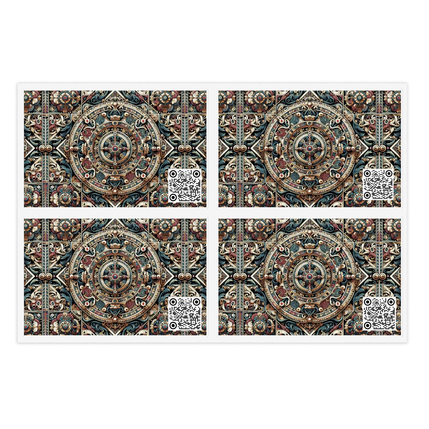 Urban Renaissance Historical Fusion With Street Edge Sticker Sheets - 8404 Design-57
