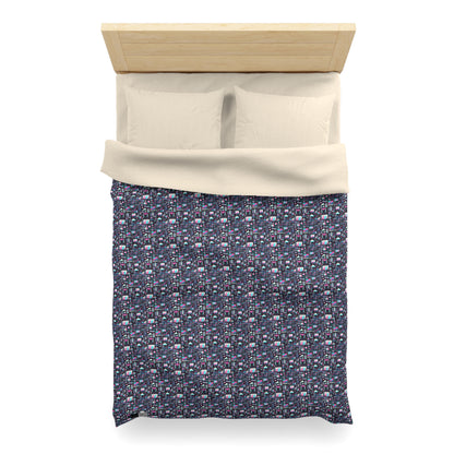 Digital Rebellion Youthful Streetwear with a Rebellious Digital Twist Microfiber Duvet Cover - 8404 Design-71