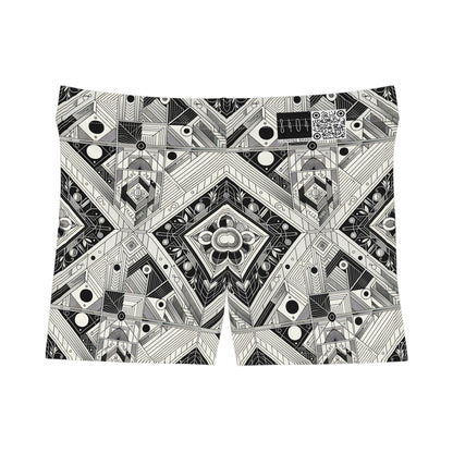 Tech Minimalism Minimalist Tech Women's Shorts - 8404 Design-54