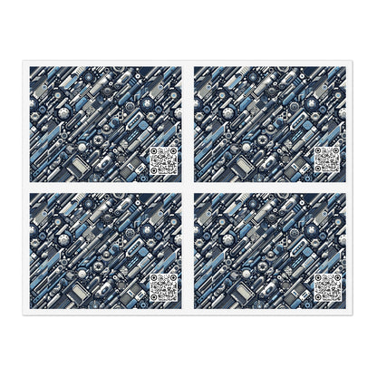 Tech Utility Fusion Tech-Forward Utility With a Futuristic Edge Sticker Sheets - 8404 Design-50