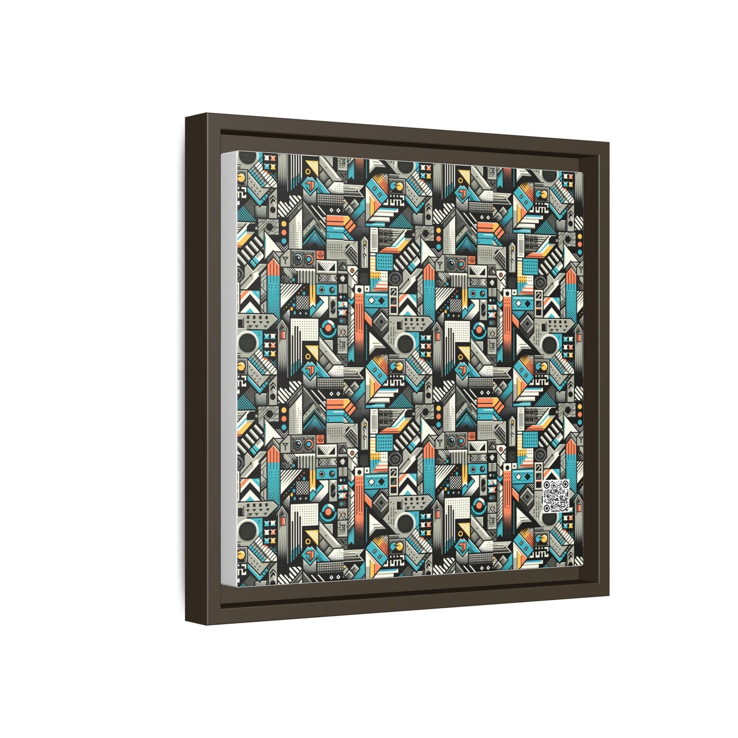 Digital Street Art Urban Street Style Matte Canvas, Framed (multi-color) - 8404 Design-81 B