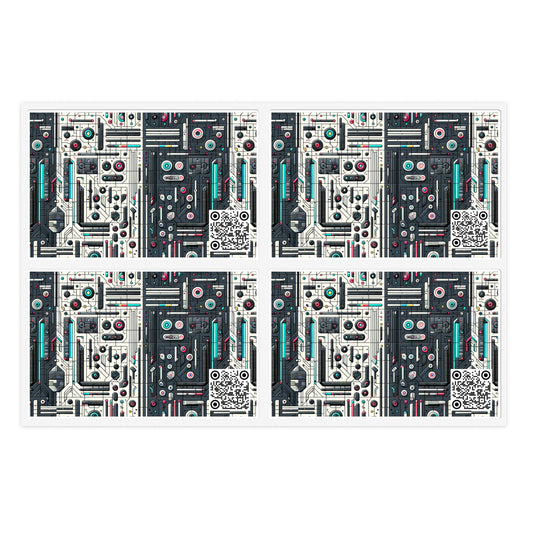 Tech Utility Gear Tech-Forward Minimalism Sticker Sheets - 8404 Design-49