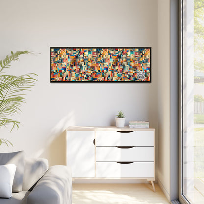Digital Artistic Expression Artistic Streetwear Matte Canvas, Framed (multi-Color) - 8404 Design-46 B