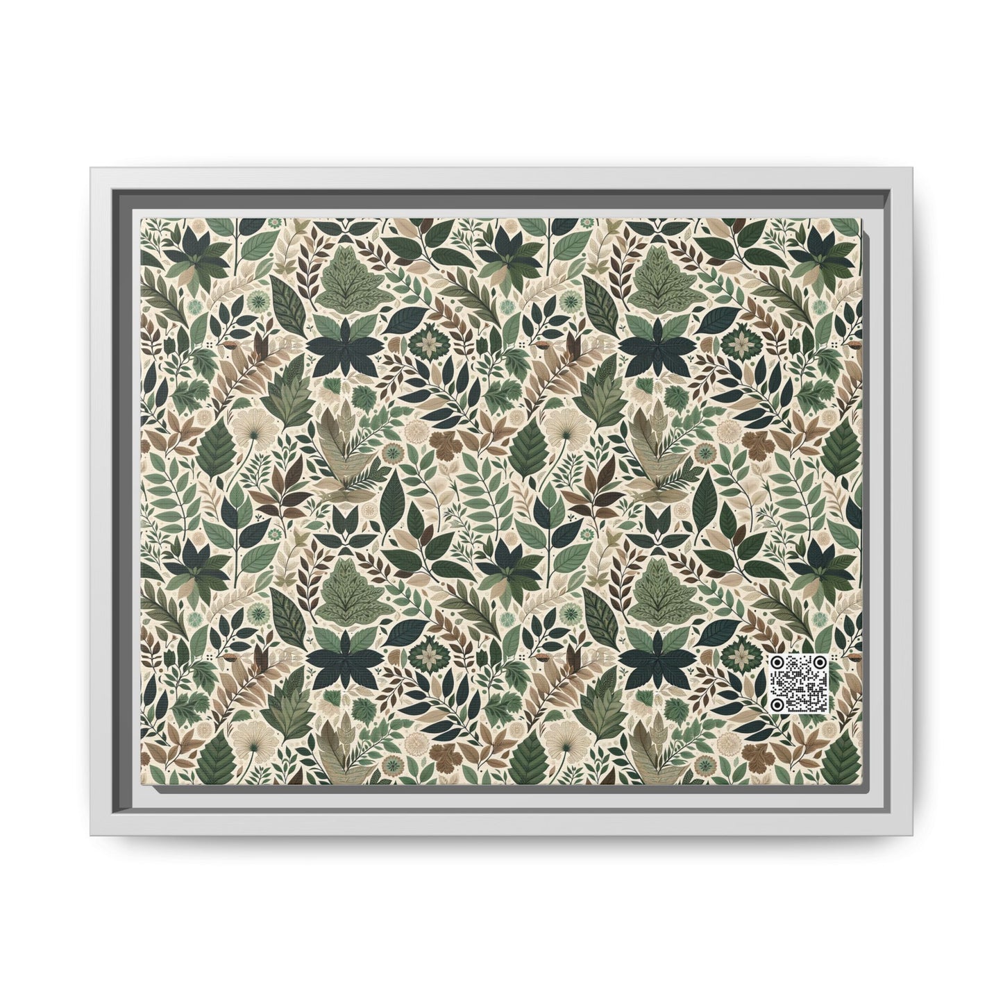 Streetwear Sustainability Environmentally Conscious Streetwear with a Natural Aesthetic Matte Canvas, Framed (multi-color) - 8404 Design-57 A