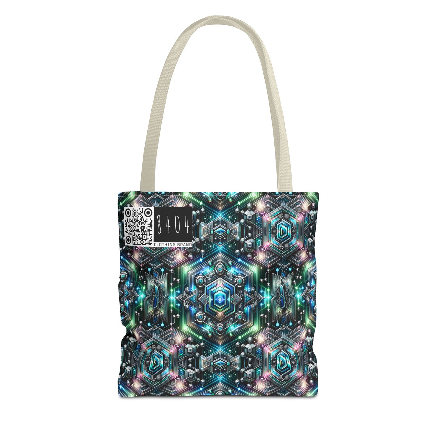 Tech-Infused Futurism Futuristic Tech Tote Bag - 8404 Design-63