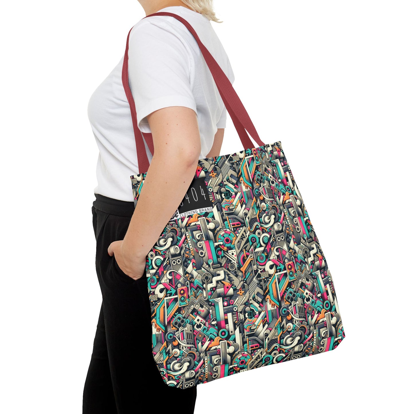 Digital Street Art Urban Street Style Tote Bag - 8404 Design-74