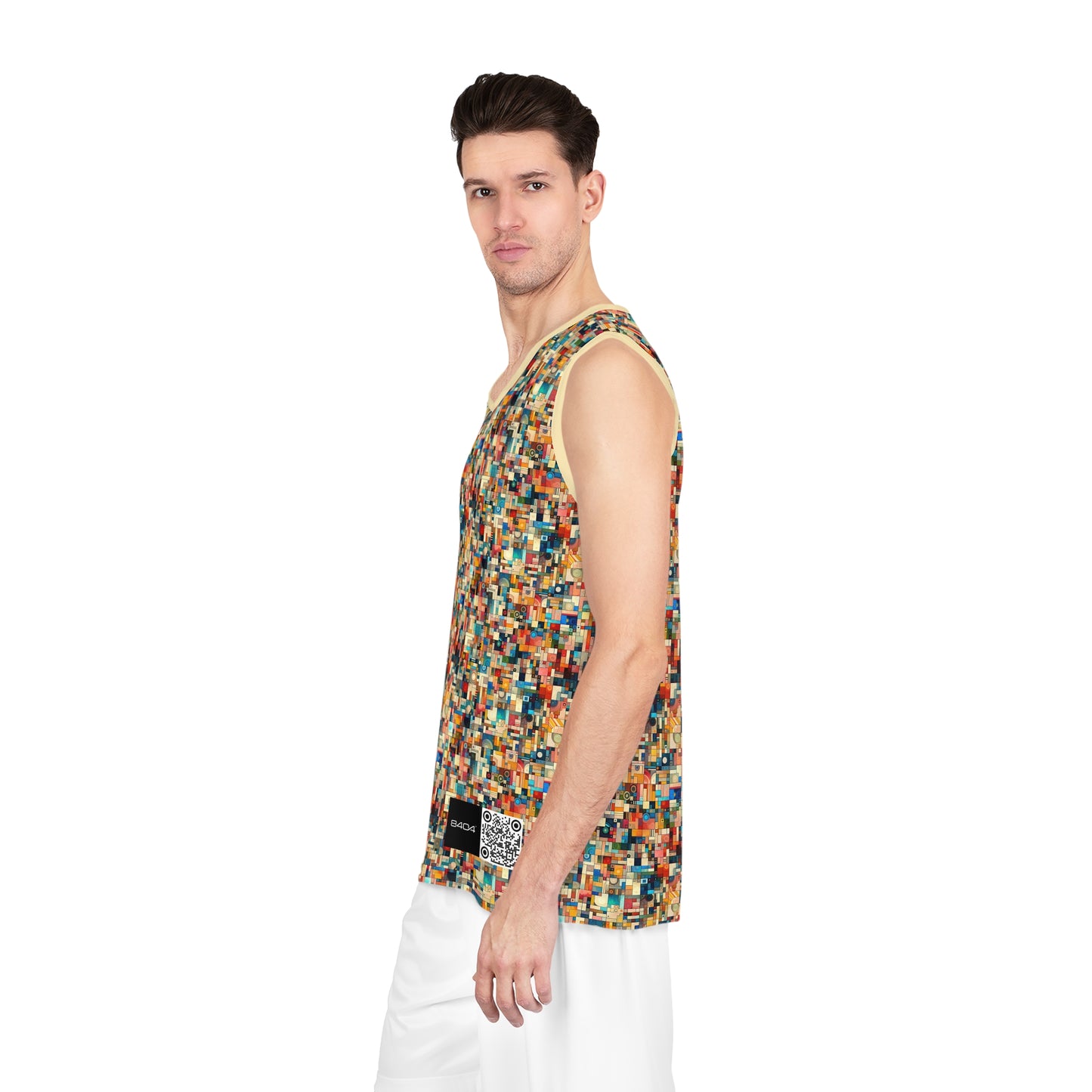 Digital Artistic Expression Artistic Streetwear Basketball Jersey - 8404 Design-46