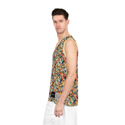 Digital Artistic Expression Artistic Streetwear Basketball Jersey - 8404 Design-46