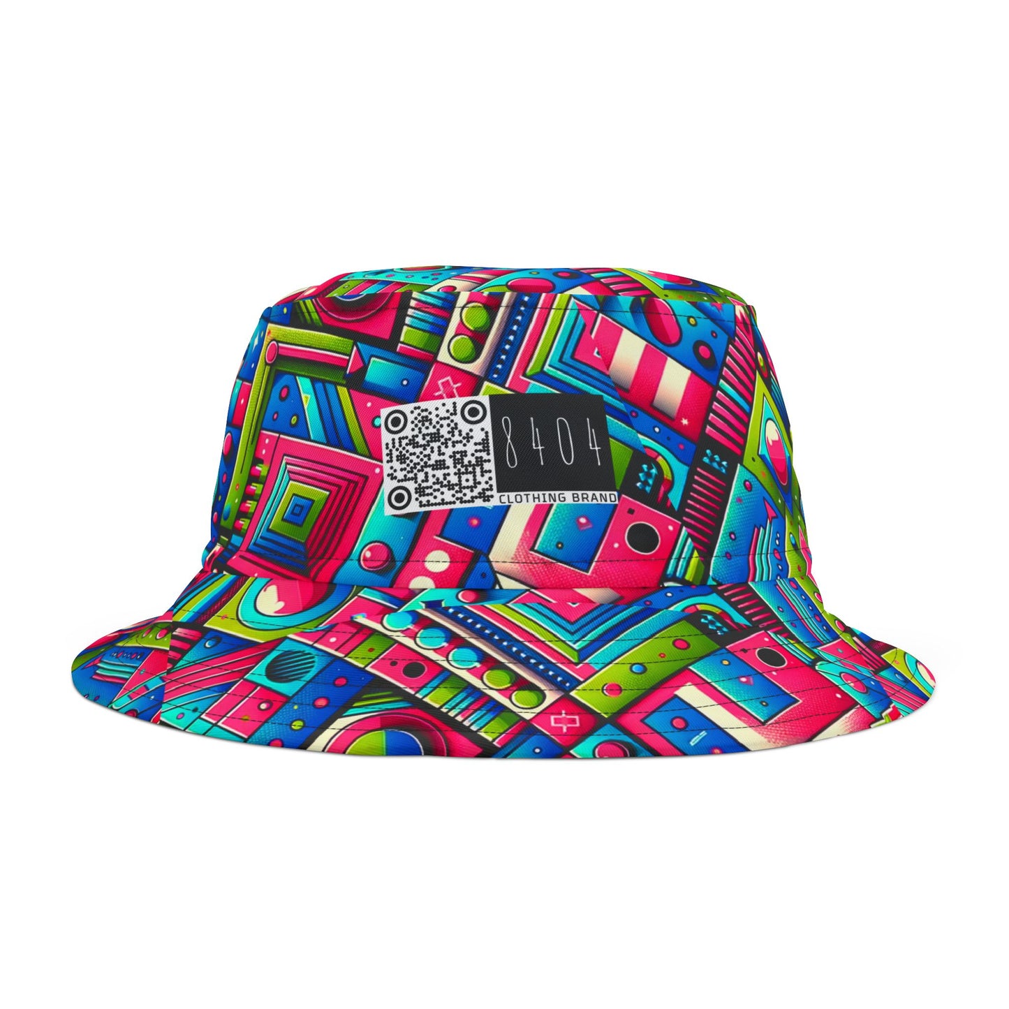 Neon Street Pop Vibrant and Eye-catching Bucket Hat - 8404 Design-63
