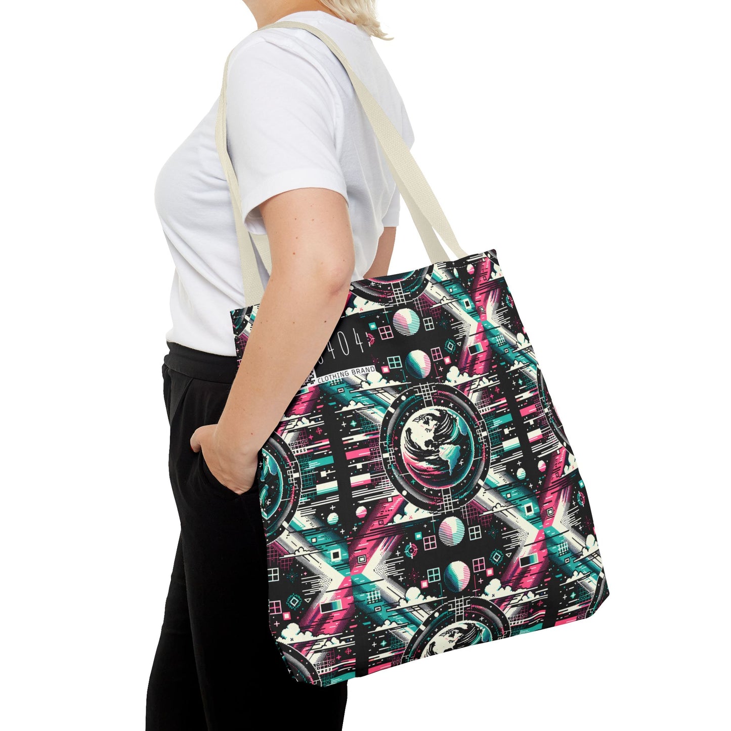 Digital Artistry Digital-native Streetwear Tote Bag - 8404 Design-62
