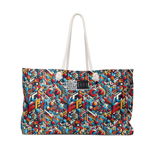 Neo-Traditional Street Art Modern Street Art Fusion Weekender Bag - 8404 Design-67