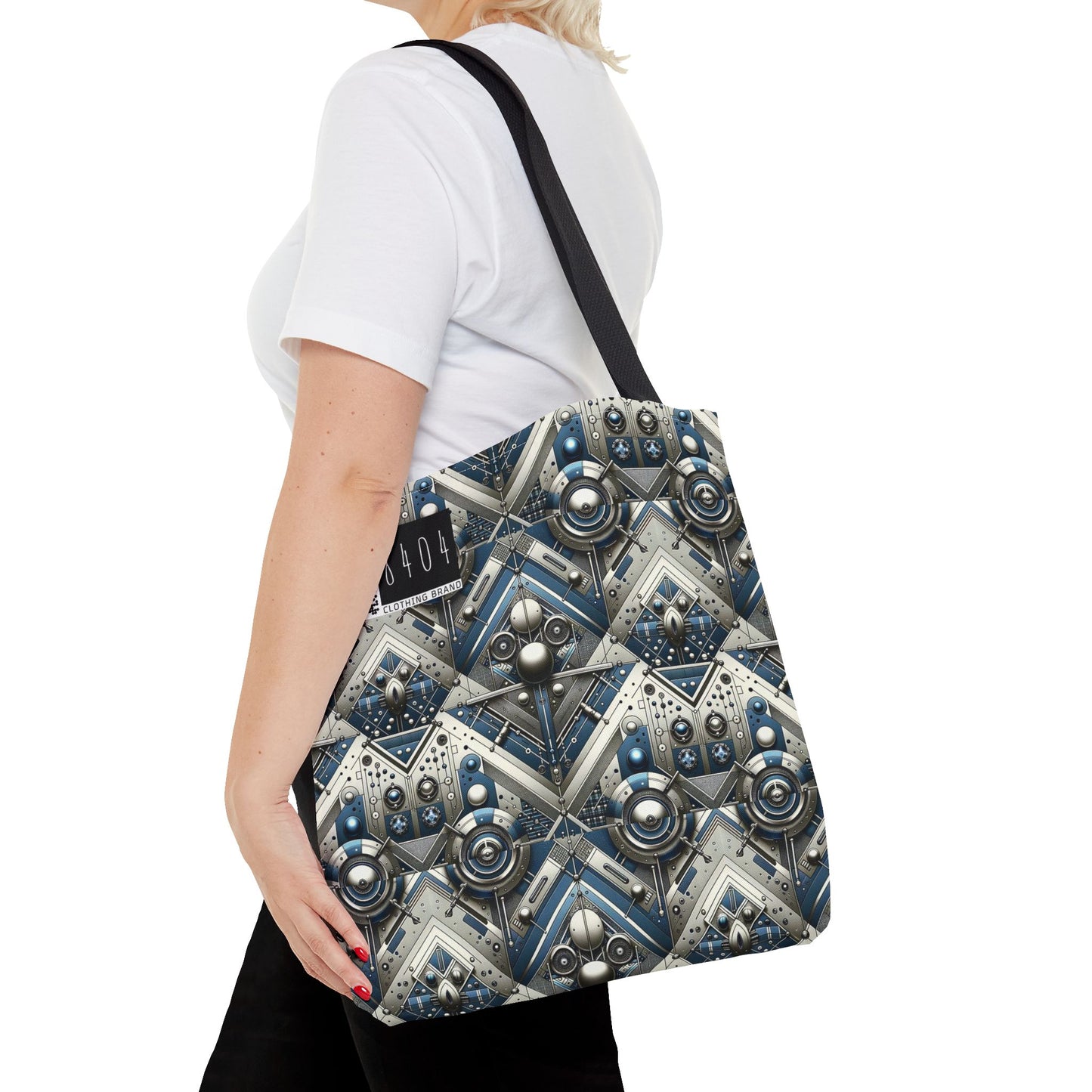Tech Utility Fusion Tech-Forward Utility With a Futuristic Edge Tote Bag - 8404 Design-63
