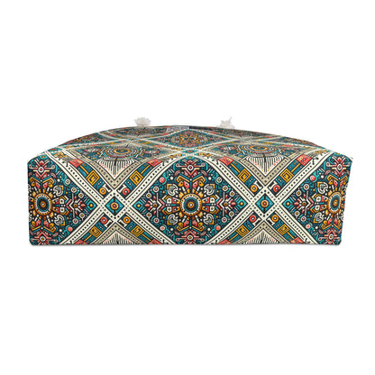 Cultural Fusion Tech Blend of Cultural Heritage With Tech-Inspired Elements Weekender Bag - 8404 Design-64