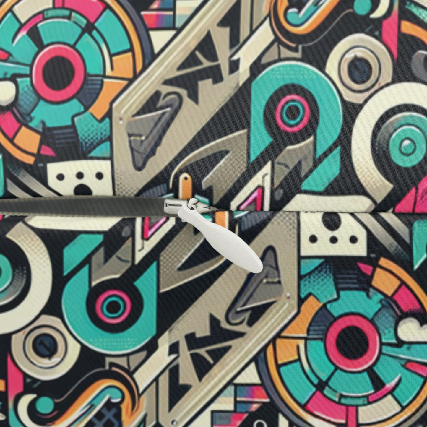 Digital Street Art Urban Street Style Spun Polyester Lumbar Pillow - 8404 Design-74 B