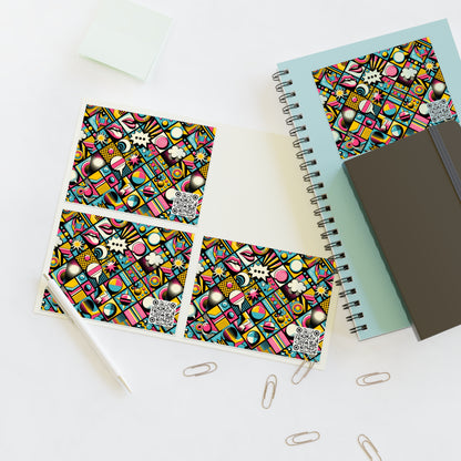 Neon Pop Art Revival Pop Culture Retro Sticker Sheets - 8404 Design-46
