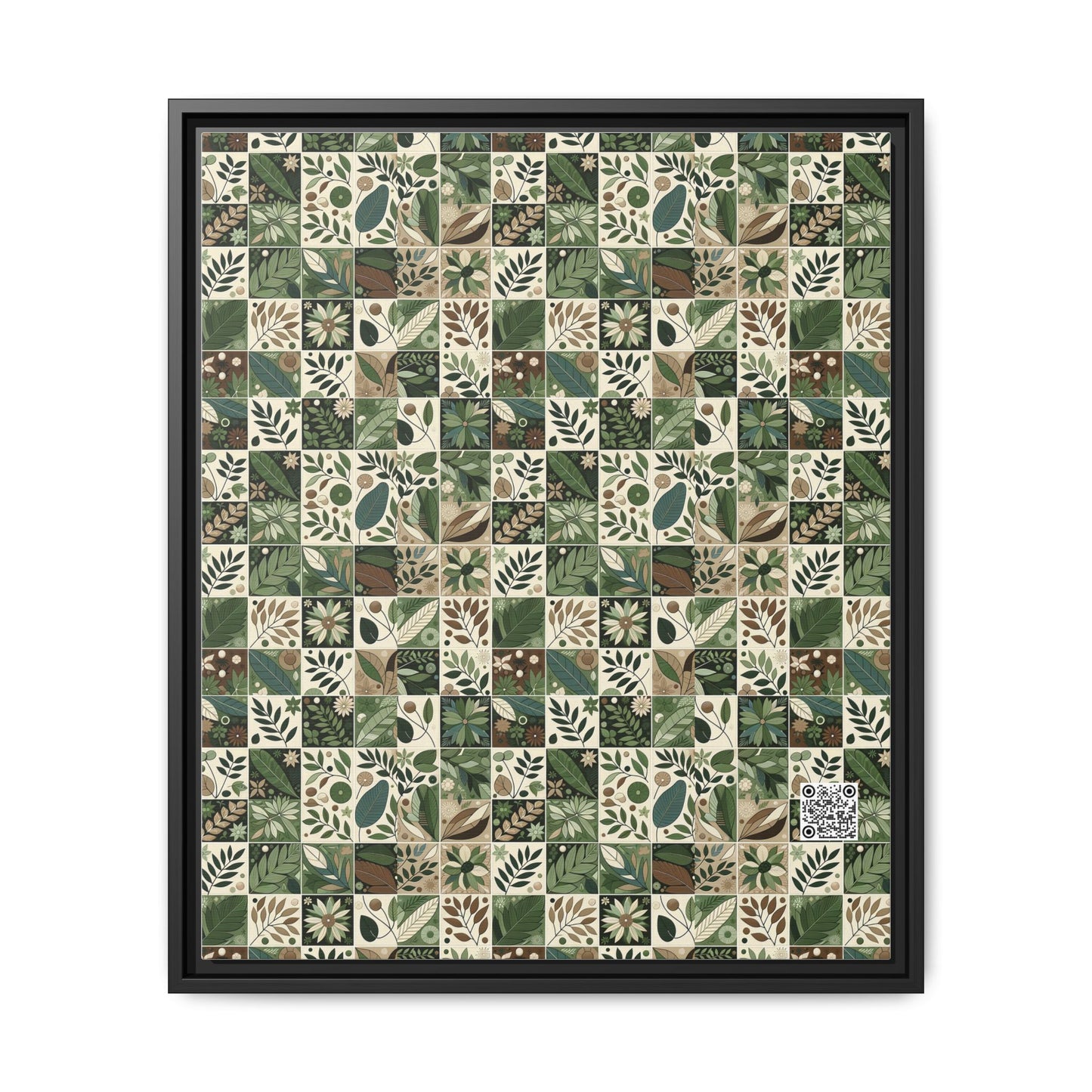 Streetwear Sustainability Environmentally Conscious Streetwear with a Natural Aesthetic Matte Canvas, Framed (multi-color) - 8404 Design-57 B