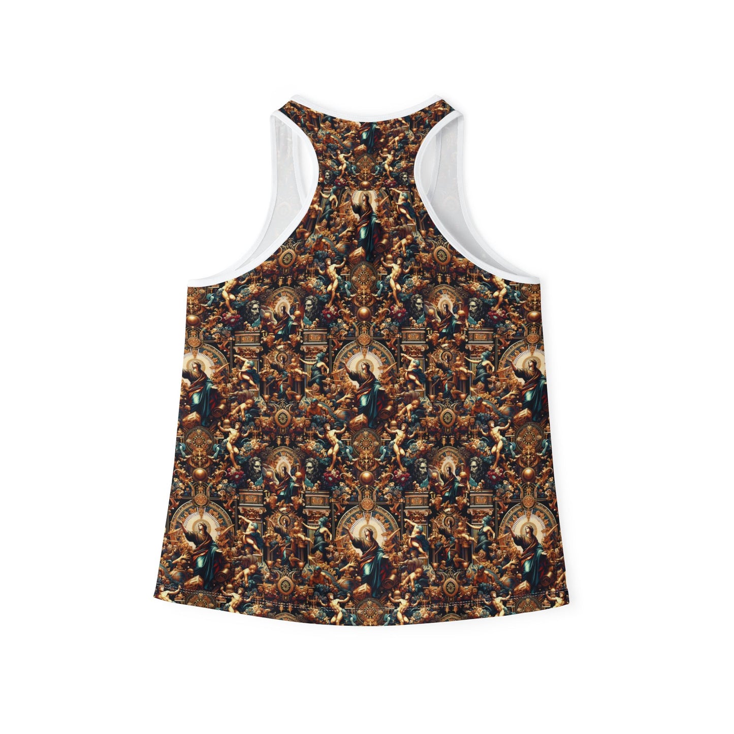 Digital Renaissance Luxurious Streetwear Inspired By Classical Art With a Modern Twist Women's Tank Top - 8404 Design-64