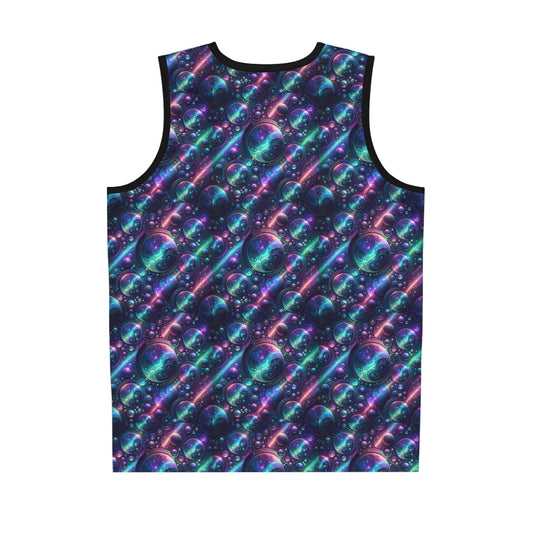Iridescent Tech Fusion Tech-Forward Streetwear Basketball Jersey - 8404 Design-51