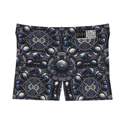 Tech Astronaut Tech-Forward Streetwear Meets Space Exploration Women's Shorts - 8404 Design-46
