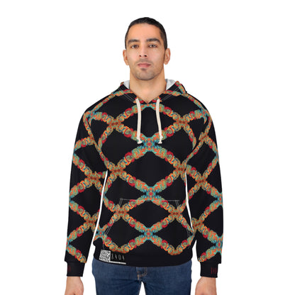 8404's Unisex Adult "coral Diamonds" Fashion Pullover Hoodie