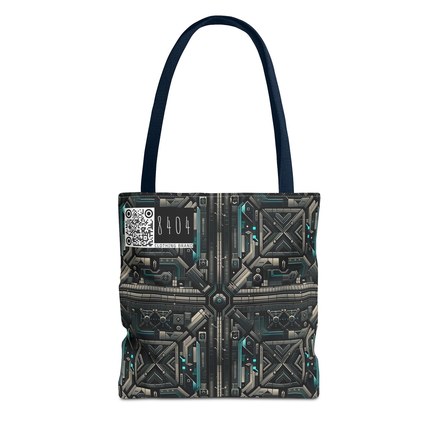 Tech Noir Futuristic Tech Aesthetic with a Dark Twist Tote Bag - 8404 Design-59
