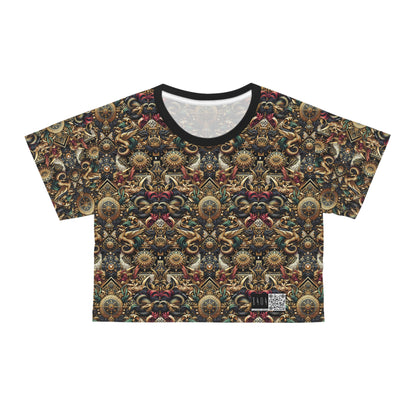 Digital Renaissance Luxurious Streetwear Inspired By Classical Art With a Modern Twist Crop Tee - 8404 Design-76