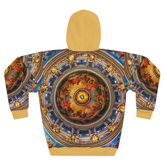 8404 Unisex Adult "divine in Gold" Fashion Pullover Hoodie