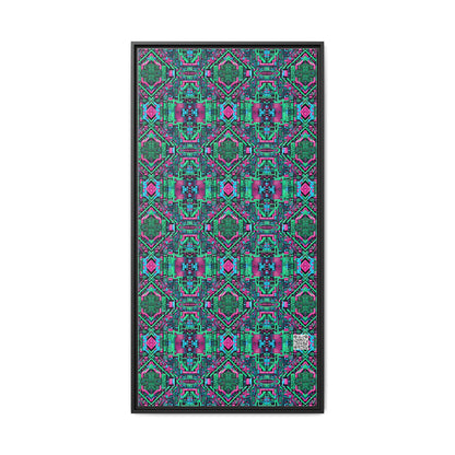 Digital Glitch Vibes Tech-Inspired Streetwear Matte Canvas, Framed (multi-Color) - 8404 Design-71 B