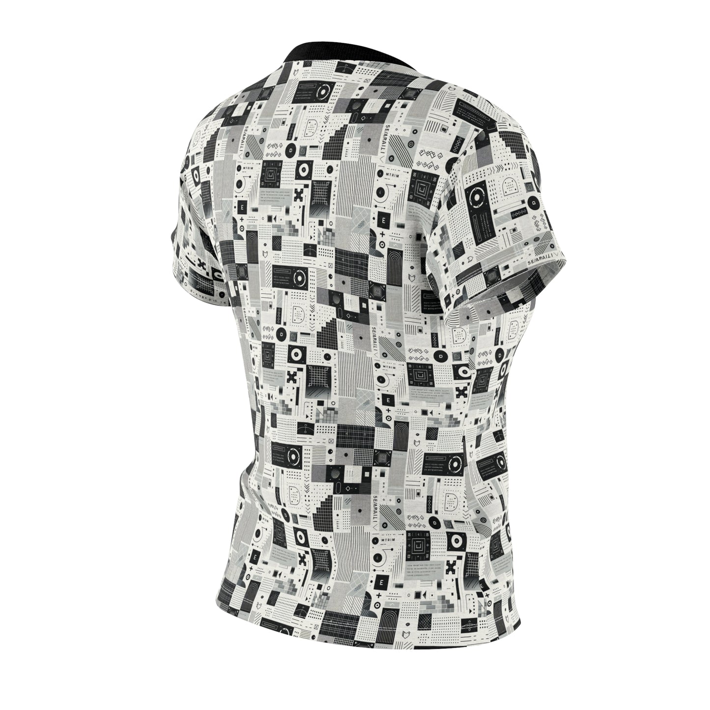 Digital Minimalism Minimalist Tech Women's Cut & Sew Tee - 8404 Design-50