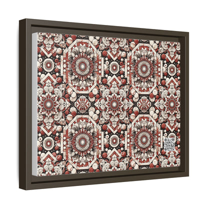 Neo Jomon Sculptural Aesthetics Artisanal Streetwear Matte Canvas, Framed (multi-Color) - 8404 Design-55 A