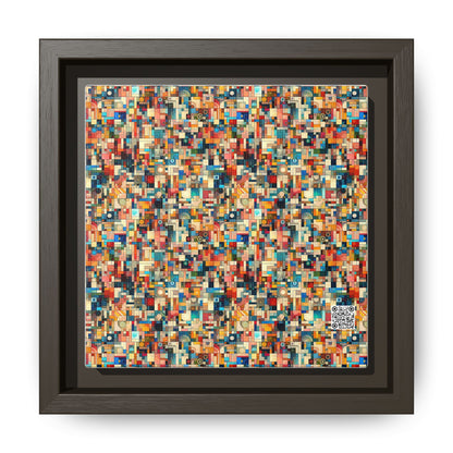 Digital Artistic Expression Artistic Streetwear Matte Canvas, Framed (multi-Color) - 8404 Design-46 B