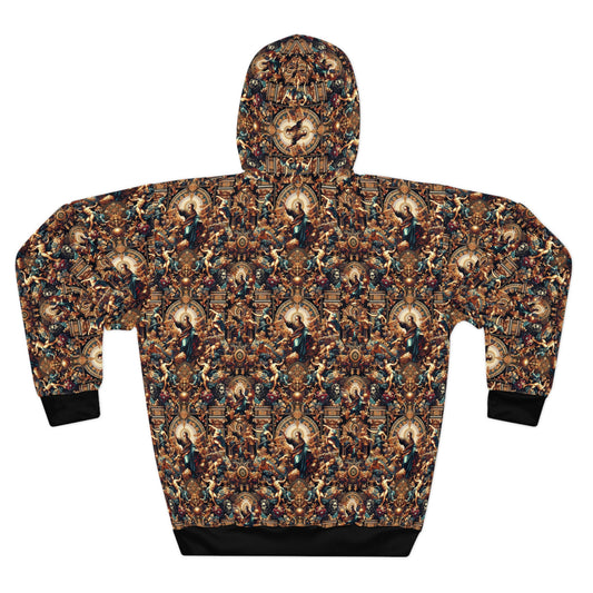 Digital Renaissance Luxurious Streetwear Inspired By Classical Art With a Modern Twist Pullover Hoodie - 8404 Design-64