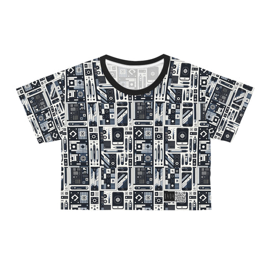 Minimalist Athleisure Minimalist Tech Crop Tee - 8404 Design-60