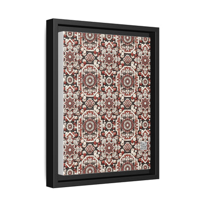 Neo Jomon Sculptural Aesthetics Artisanal Streetwear Matte Canvas, Framed (multi-Color) - 8404 Design-55 A