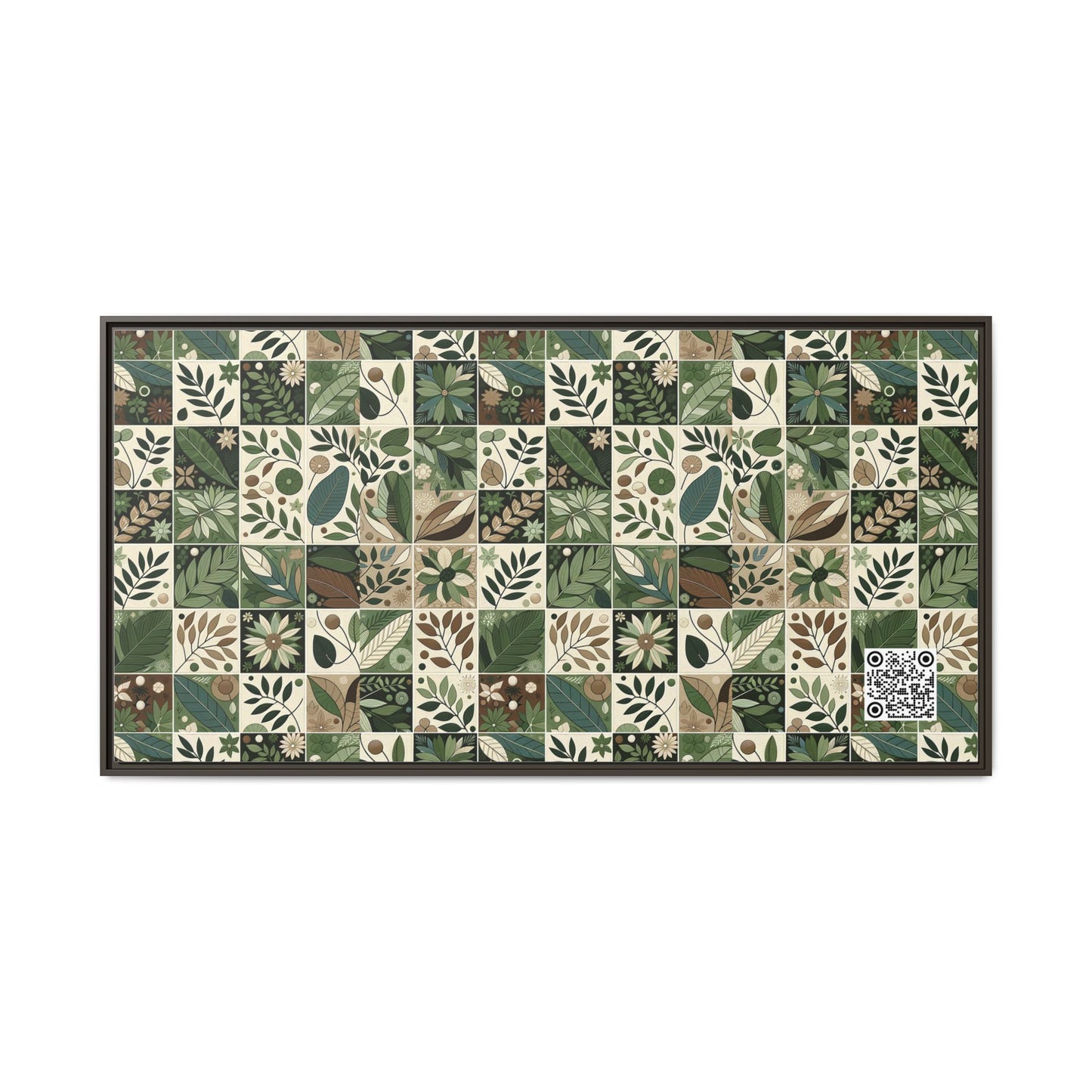 Streetwear Sustainability Environmentally Conscious Streetwear with a Natural Aesthetic Matte Canvas, Framed (multi-color) - 8404 Design-57 B