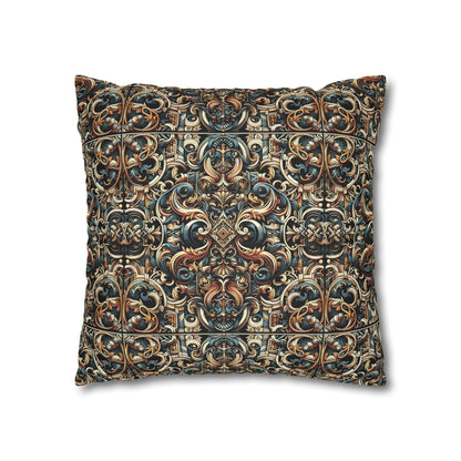 Urban Renaissance Historical Fusion With Street Edge Spun Polyester Square Pillowcase - 8404 Design-59