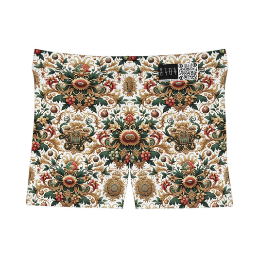 Monogram Madness Luxurious Streetwear Women's Shorts - 8404 Design-68