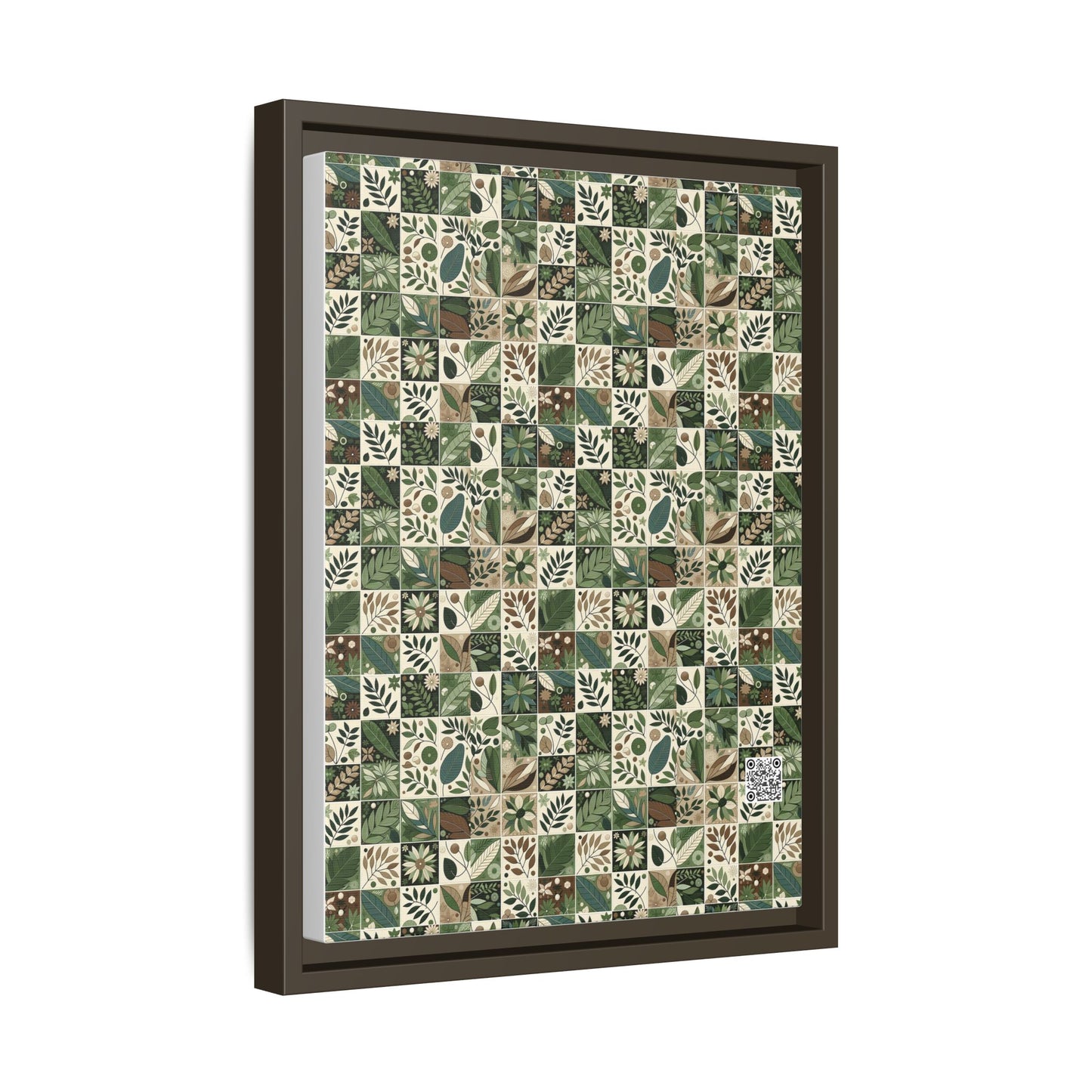 Streetwear Sustainability Environmentally Conscious Streetwear with a Natural Aesthetic Matte Canvas, Framed (multi-color) - 8404 Design-57 A