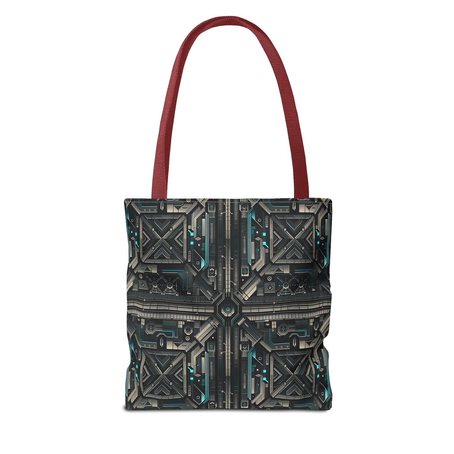 Tech Noir Futuristic Tech Aesthetic with a Dark Twist Tote Bag - 8404 Design-59