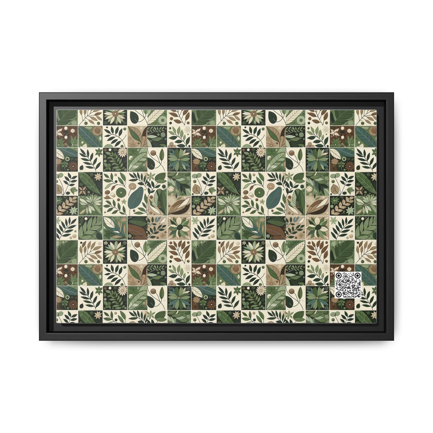 Streetwear Sustainability Environmentally Conscious Streetwear with a Natural Aesthetic Matte Canvas, Framed (multi-color) - 8404 Design-57 B