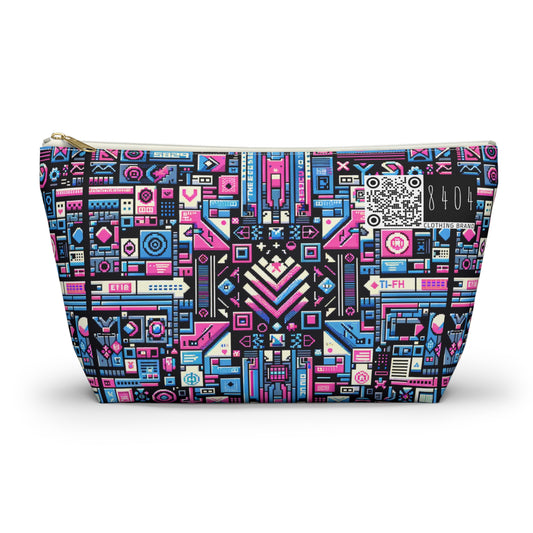 Digital Rebellion Youthful Streetwear with a Rebellious Digital Twist Accessory Pouch W T-bottom - 8404 Design-65