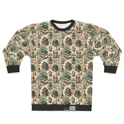 Cultural Artisanal Fusion Contemporary Cultural Elegance Sweatshirt - 8404 Design-68